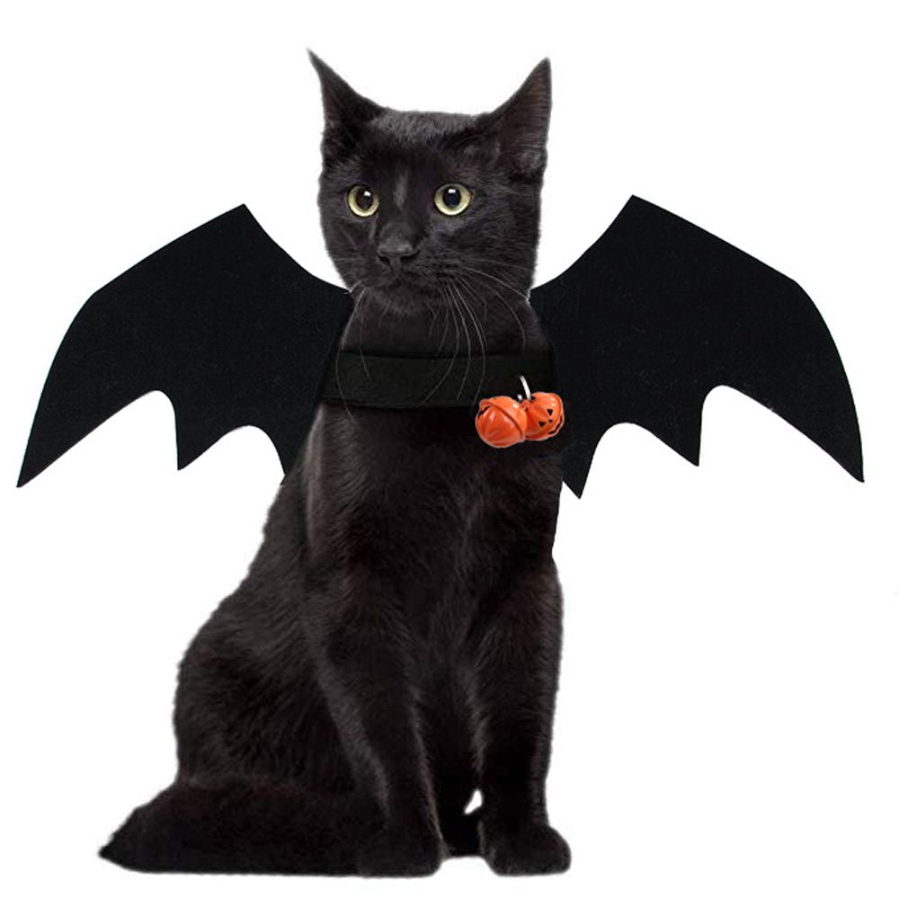 Fashion Cat Clothes Bat Wings Funny Dog Costume Artificial Wing Pet Cosplay Prop Halloween Clothes Cat Dog Costume Pet Products