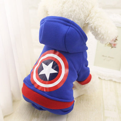 New Dog Hoodies Warm Winter Dog Clothes Fleece 4 legs Dogs Costume Cute Pet Coat Jacket Cartoon Jumpsuit Clothing for Puppy Dogs