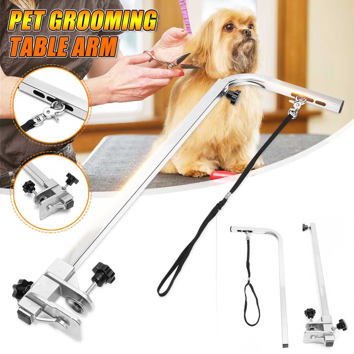 Small Dog/ Cat Clamp-On Grooming Arm
